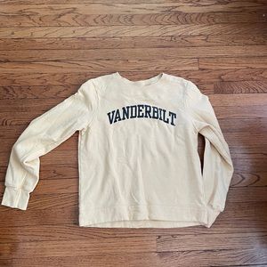 yellow vanderbilt sweatshirt